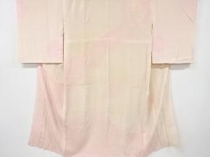 アンティーク　錦紗絞り花模様長襦袢